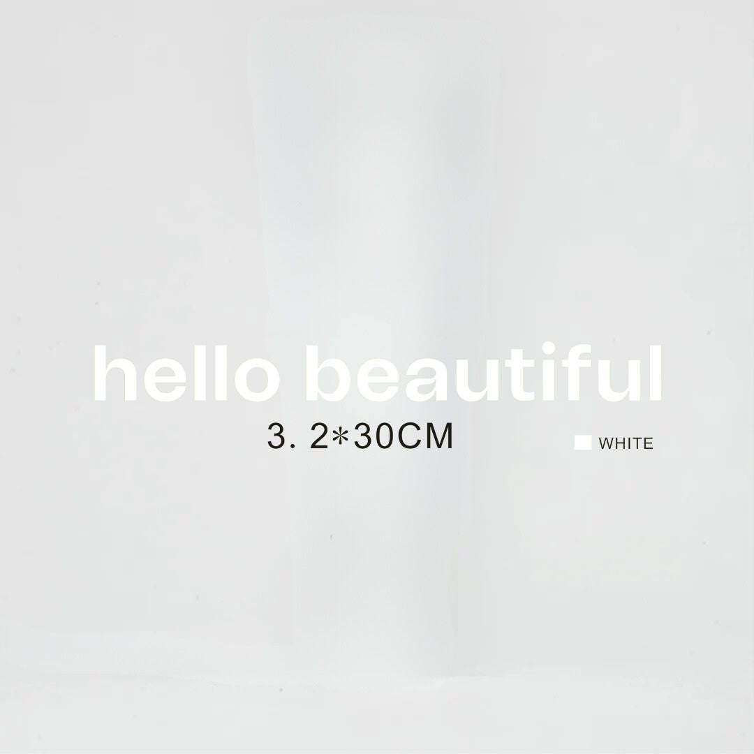 MIRROR STICKER: HELLO BEAUTIFUL