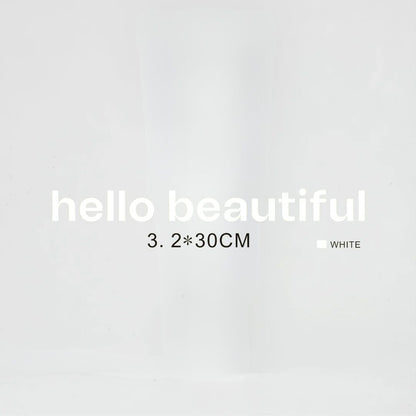 MIRROR STICKER: HELLO BEAUTIFUL